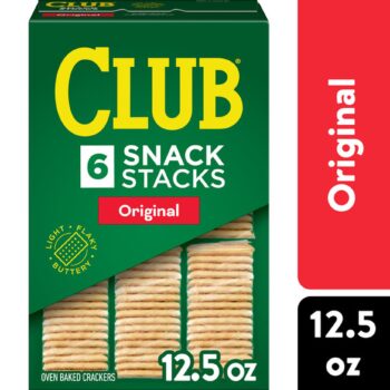 Club Snack Stacks Original Crackers, Lunch Snacks, Snack Stacks, 6 Count