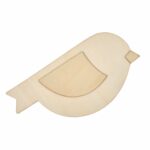 Plaid Unpainted Wood Surfaces Bird Decor