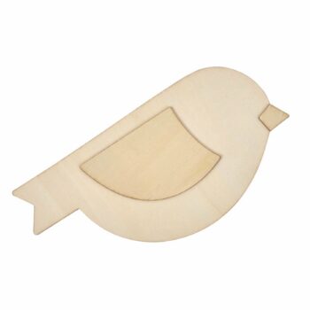 Plaid Unpainted Wood Surfaces Bird Decor