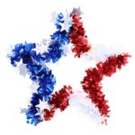 WAY TO CELEBRATE! Tinsel Star Wreath