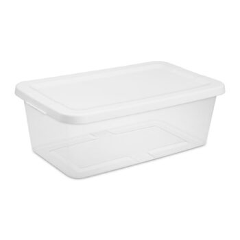Sterilite Adults' Plastic Storage Box - White