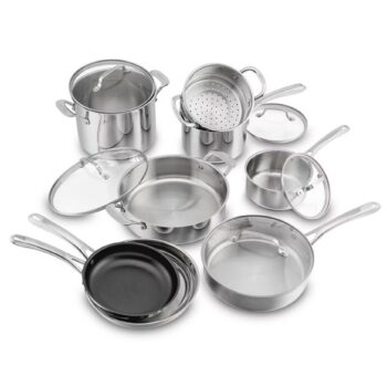Cuisinart 13 Piece Classic Stainless Steel Cookware Set
