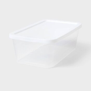 Brightroom Clear Storage Box - White