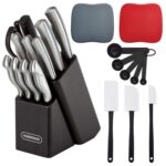 Farberware Classic 22 Piece Stamped Stainless Steel Cutlery & Utensil Set